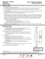AFX NVS5131200L30D1 Series Quick Start Manual preview