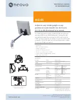 Предварительный просмотр 1 страницы AG Neovo AG-01 Specifications