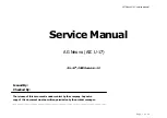 Предварительный просмотр 1 страницы AG Neovo AIC U-17 Service Manual