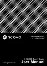 AG Neovo EH-24 User Manual preview