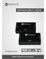 AG Neovo HIP-R Installation Manual предпросмотр