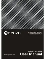 AG Neovo L Series User Manual preview