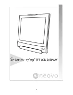 AG Neovo S-17A User Manual предпросмотр