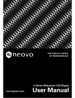 AG Neovo U Series User Manual preview