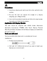 Preview for 3 page of AG Neovo WMK-01 Quick Manual