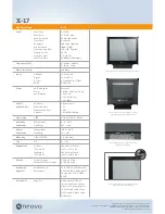 Предварительный просмотр 2 страницы AG Neovo X-17 Specifications