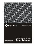 Preview for 1 page of AG Neovo X-W19 User Manual