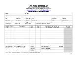 Предварительный просмотр 35 страницы AG SHIELD 405850 Operator’S Handbook And Parts Manual