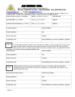 Preview for 3 page of AG SHIELD LandRoller Operator’S Handbook And Parts Manual