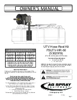 AG SPRAY FSUTV-HR-50 Owner'S Manual preview