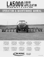 Предварительный просмотр 32 страницы AG SPRAY LA5000 Operation & Maintenance Manual