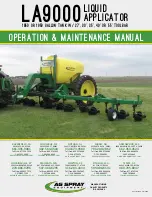 Предварительный просмотр 40 страницы AG SPRAY LA9000 Operation & Maintenance Manual