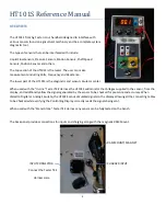 Preview for 2 page of Ag-Tester HT101S Reference Manual