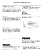 Preview for 3 page of AGA marvel 30ARM Installation, Operation And Maintenance Instructions