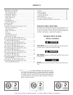 Preview for 3 page of AGA marvel 3CARM Installation & Operation Manual