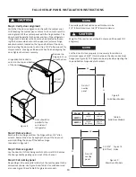 Предварительный просмотр 19 страницы AGA marvel 6SDZE Installation And Maintenance Instructions Manual