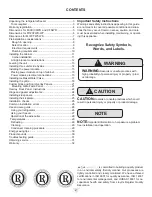 Предварительный просмотр 2 страницы AGA marvel M60CFWR-SS Installation, Operation And Maintenance Instructions