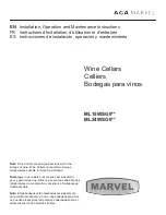 Preview for 21 page of AGA marvel ML15WSG Installation, Operation And Maintenance Instructions