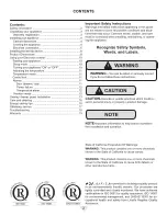 Предварительный просмотр 2 страницы AGA marvel ML24RD Installation, Operation And Maintenance Instructions