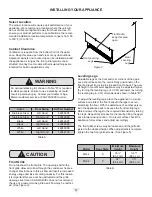 Предварительный просмотр 4 страницы AGA marvel ML24RF Installation, Operation And Maintenance Instructions