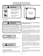 Предварительный просмотр 6 страницы AGA marvel MO24RD Installation, Operation And Maintenance Instructions