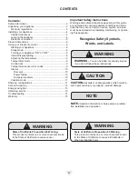 Preview for 2 page of AGA marvel MP24BCG0 Installation, Operation And Maintenance Instructions