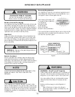 Preview for 3 page of AGA marvel MP24BCG0 Installation, Operation And Maintenance Instructions