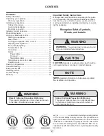 Preview for 2 page of AGA marvel MP24WSG0 Installation, Operation And Maintenance Instructions