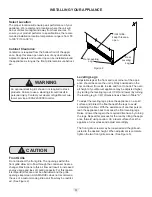 Preview for 4 page of AGA marvel MP24WSG0 Installation, Operation And Maintenance Instructions