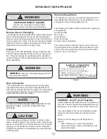 Предварительный просмотр 3 страницы AGA marvel MS24RD Installation, Operation And Maintenance Instructions