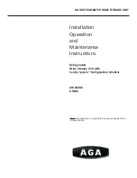 Preview for 1 page of AGA ADZ60 Installation, Operation And Maintenance Instructions