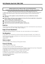 Preview for 4 page of AGA AG1M251730 Instructions Manual