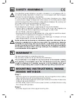 Предварительный просмотр 15 страницы AGA APRO36HD Series Instruction Booklet