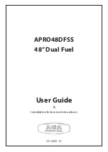 Preview for 1 page of AGA APRO48DFSS User Manual