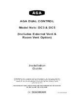 Preview for 1 page of AGA DC3 Installation Manual