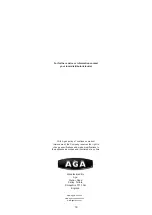 Preview for 16 page of AGA FFD Installation Instructions Manual