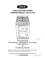 AGA Four-Two Series Owner'S Manual preview