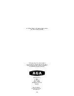 Preview for 56 page of AGA Four-Two Series Owner'S Manual