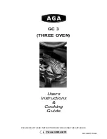 Preview for 1 page of AGA GC 3 User Instructions And Cooking Manual