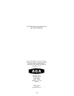 Preview for 16 page of AGA GC3 (P/F) User Instructions