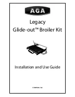 AGA Glide-out Installation And Use Manual preview