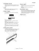 Preview for 31 page of AGA legacy 110 Dual Fuel Range User'S Manual And Installation Instructions