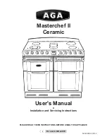 AGA Masterchef II Ceramic User Manual preview