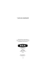 Preview for 60 page of AGA SIX-FOUR SERIES - DC6 Owner'S Manual