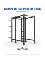 Again Faster COMPETITION POWER RACK Assembly Manual preview