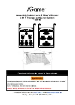 Preview for 1 page of AGame 166045 Assembly Instructions & User Manual