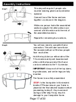 Предварительный просмотр 17 страницы AGame 166826 Assembly Instructions Manual