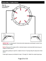 Предварительный просмотр 20 страницы AGame 166826 Assembly Instructions Manual