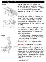 Предварительный просмотр 27 страницы AGame 166826 Assembly Instructions Manual