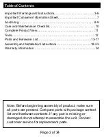 Preview for 3 page of AGame MSC-3782-BM Assembly Instructions & User Manual